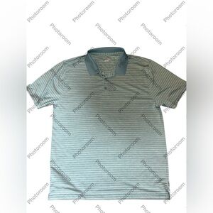 BCG Men's Polo Shirt - Light Blue Stripes